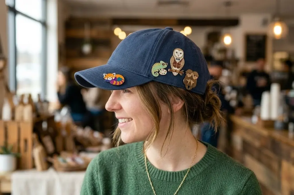 custom animal pins on hat custom animal pins on hat