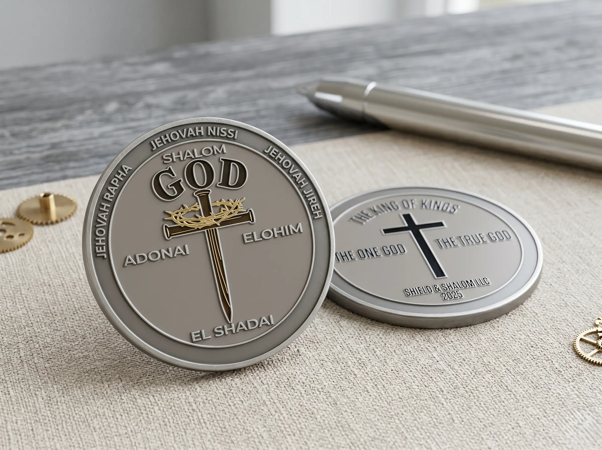 Honoring those who served challenge coins UCI Honor Challenge Coins