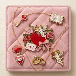 Cuatom Valentine's Day Pins Cuatom Valentine's Day Pins