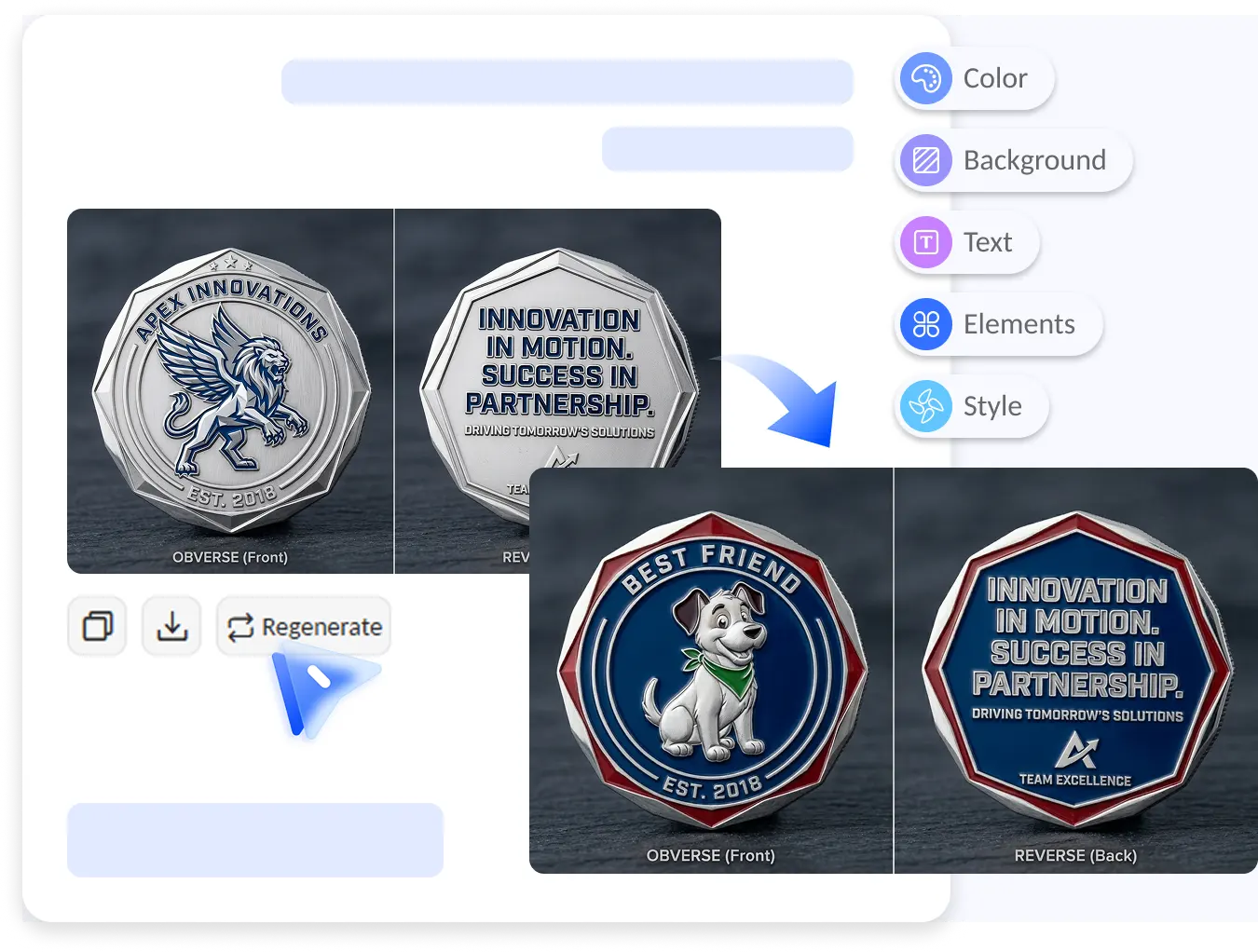 Instant Pin Design Visualization