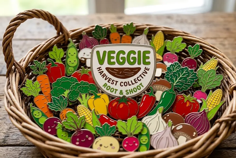 Vegetable-themed Food Pins Vegetable-themed Food Pins