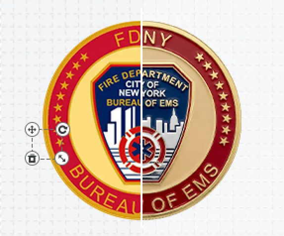 EMS Coin Template EMS Coin Template