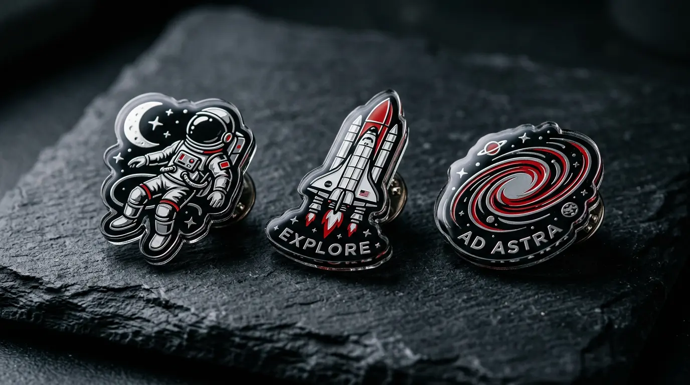 NASA custom belt buckles