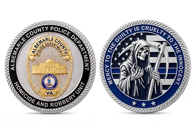 Major Crimes Investigative Unit Coin