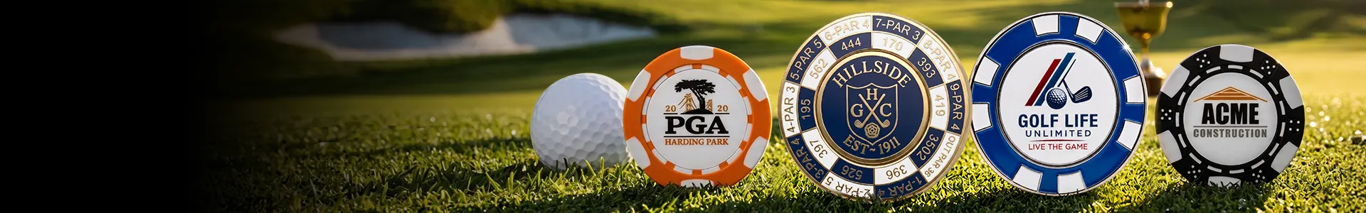 Poker Chip Ball Markers