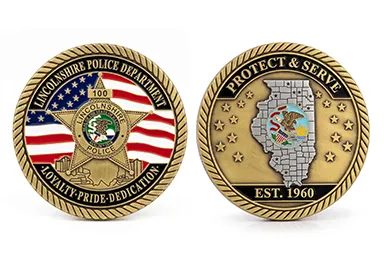 City Police Department Anniversary Coins