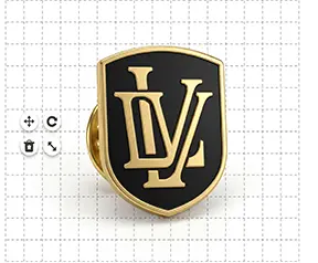 Custom Metal Logo Pin Template Custom Metal Logo Pin Template