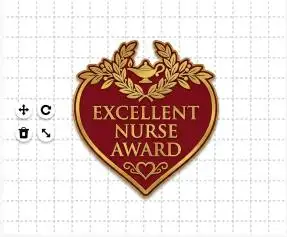 Awards Enamel Nursing Pin Template Awards Enamel Nursing Pin Template