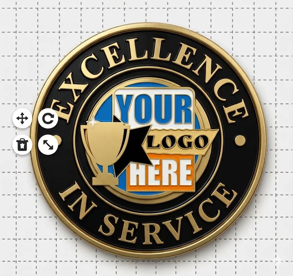 Excellence Recognition Pin Template Excellence Recognition Pin Template
