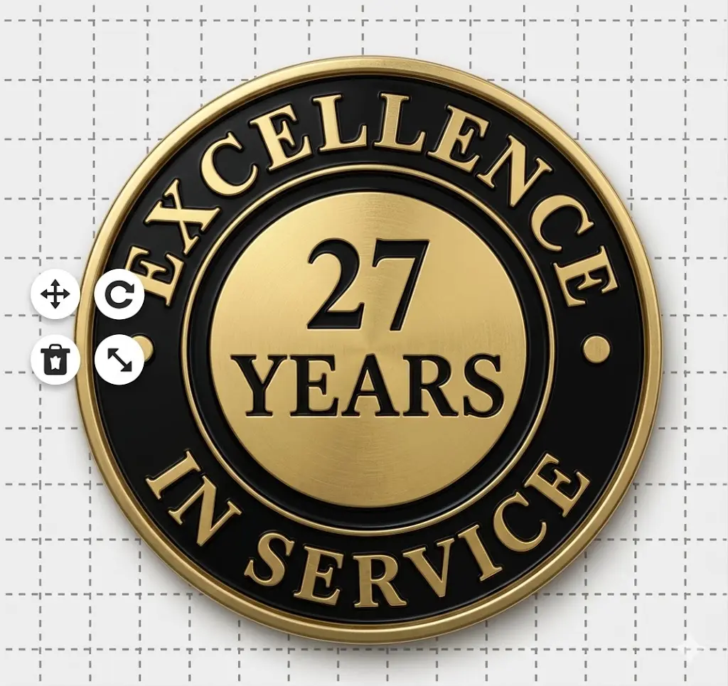Recognition & Service Pin Template Recognition & Service Pin Template