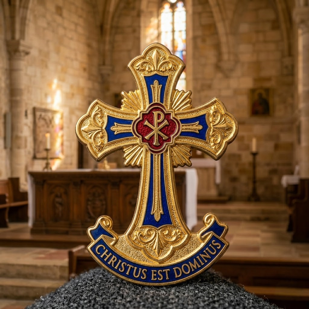 Christus Est Dominus Cross Pin