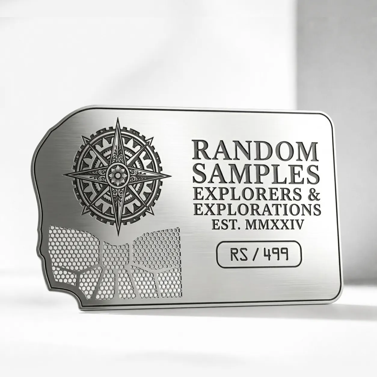 Custom Metal Business Card Sample Custom Metal Business Card Sample