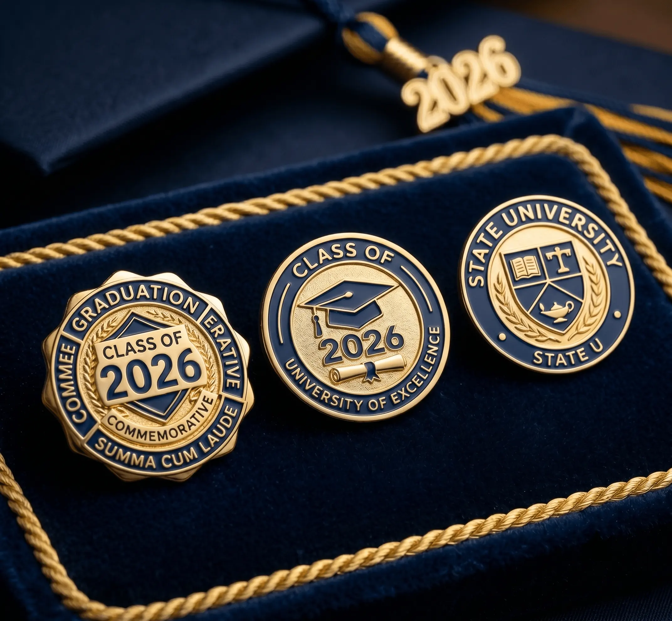 Custom Graduation Commemorative Pins Custom nursing pins with star shaped RN design