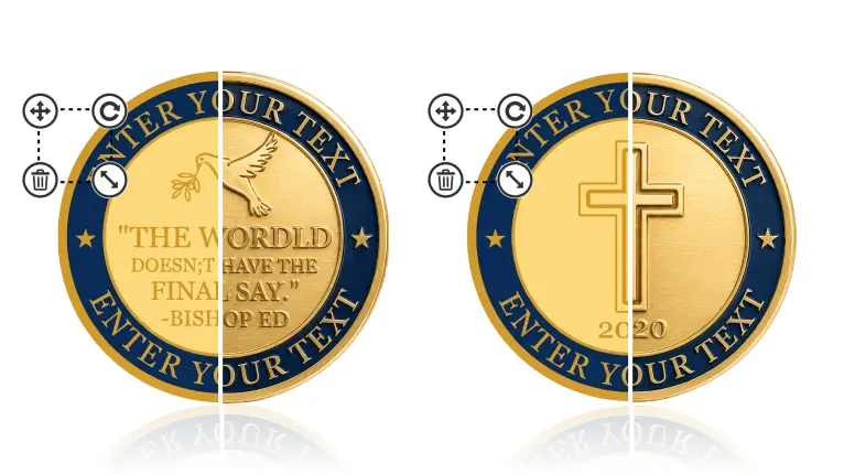 Inspirational Christian Keepsake Coins