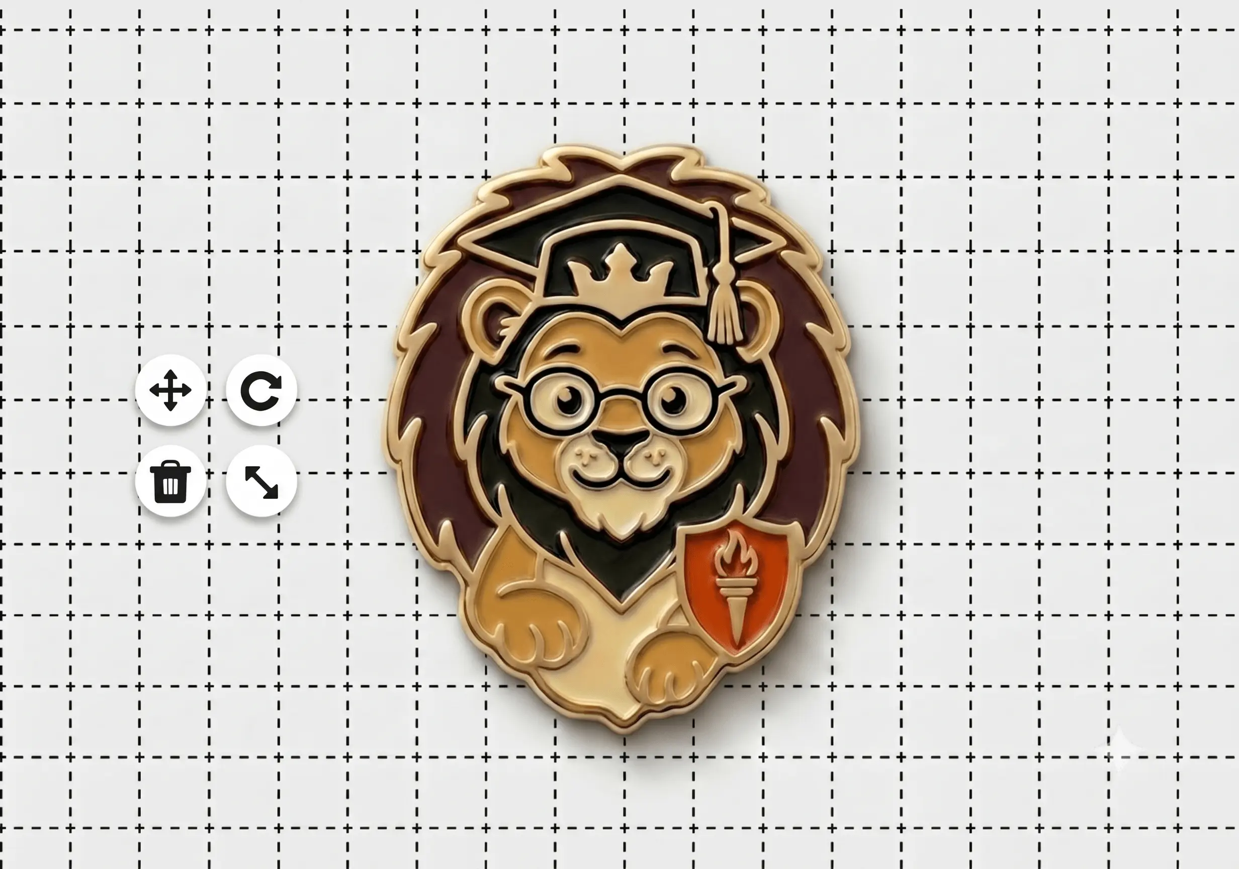 School Mascot Pins Template School Mascot Pins Template