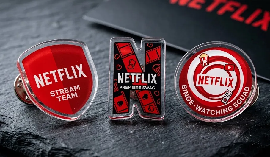 NETFLIX Acrylic Pins NETFLIX Acrylic Pins