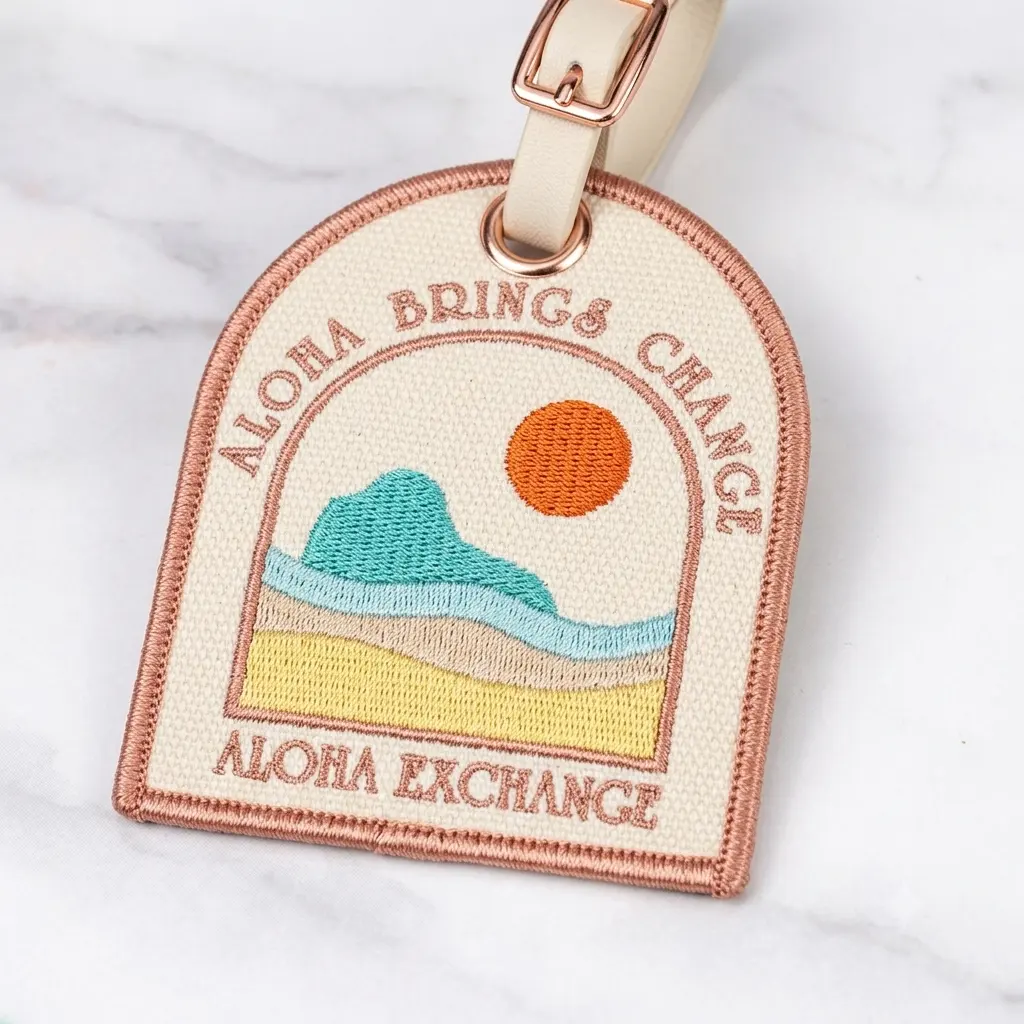 embroidered luggage tags produt