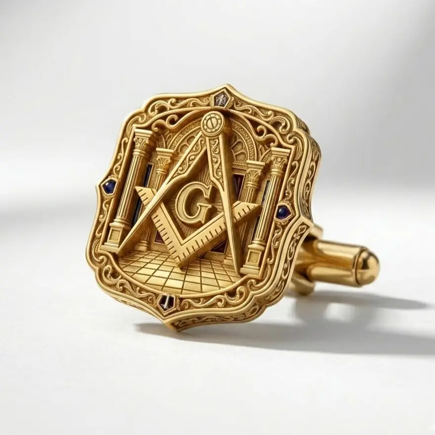 Custom Masonic Cufflinks Custom Masonic Cufflinks