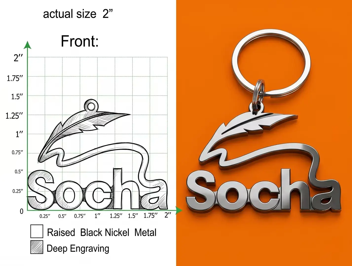 name keychain draft & modeling diagram name keychain draft & modeling diagram