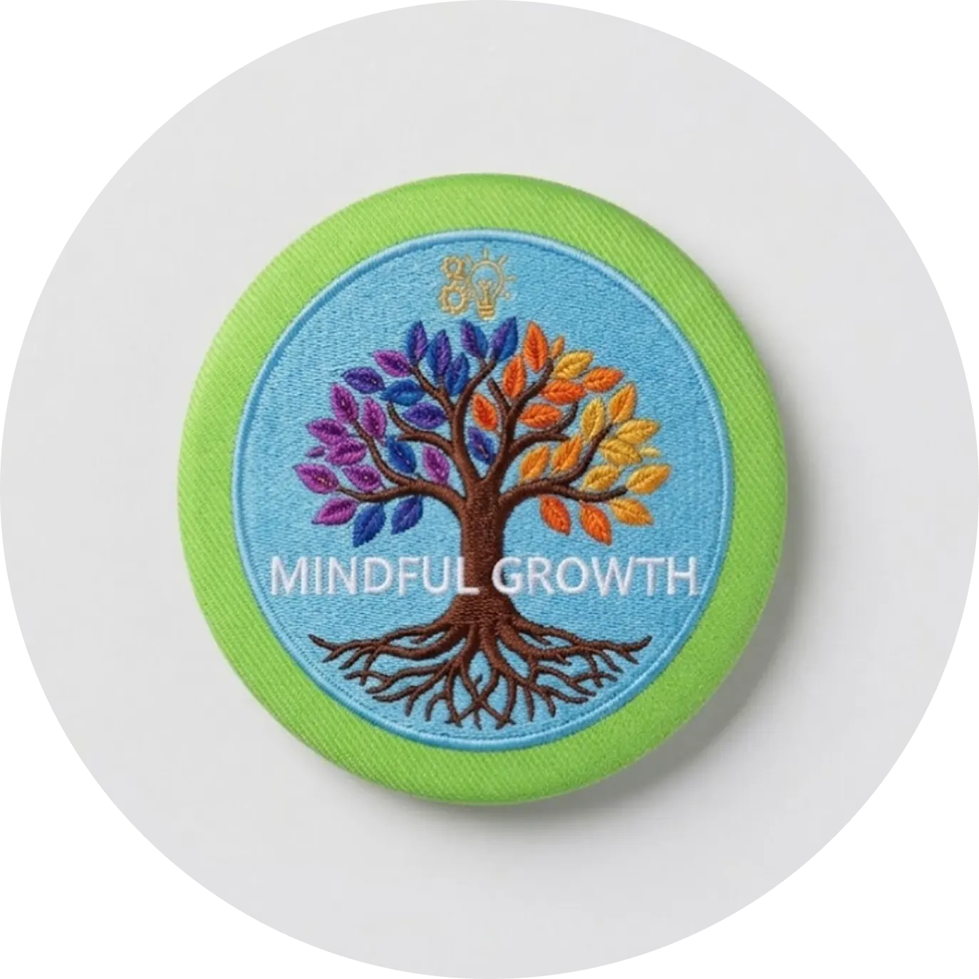 Embroidery Button Embroidery Button