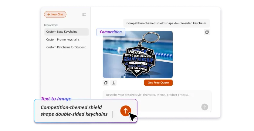Free Text to Image Art AI Keychains Generator Free Text to Image Art AI Keychains Generator