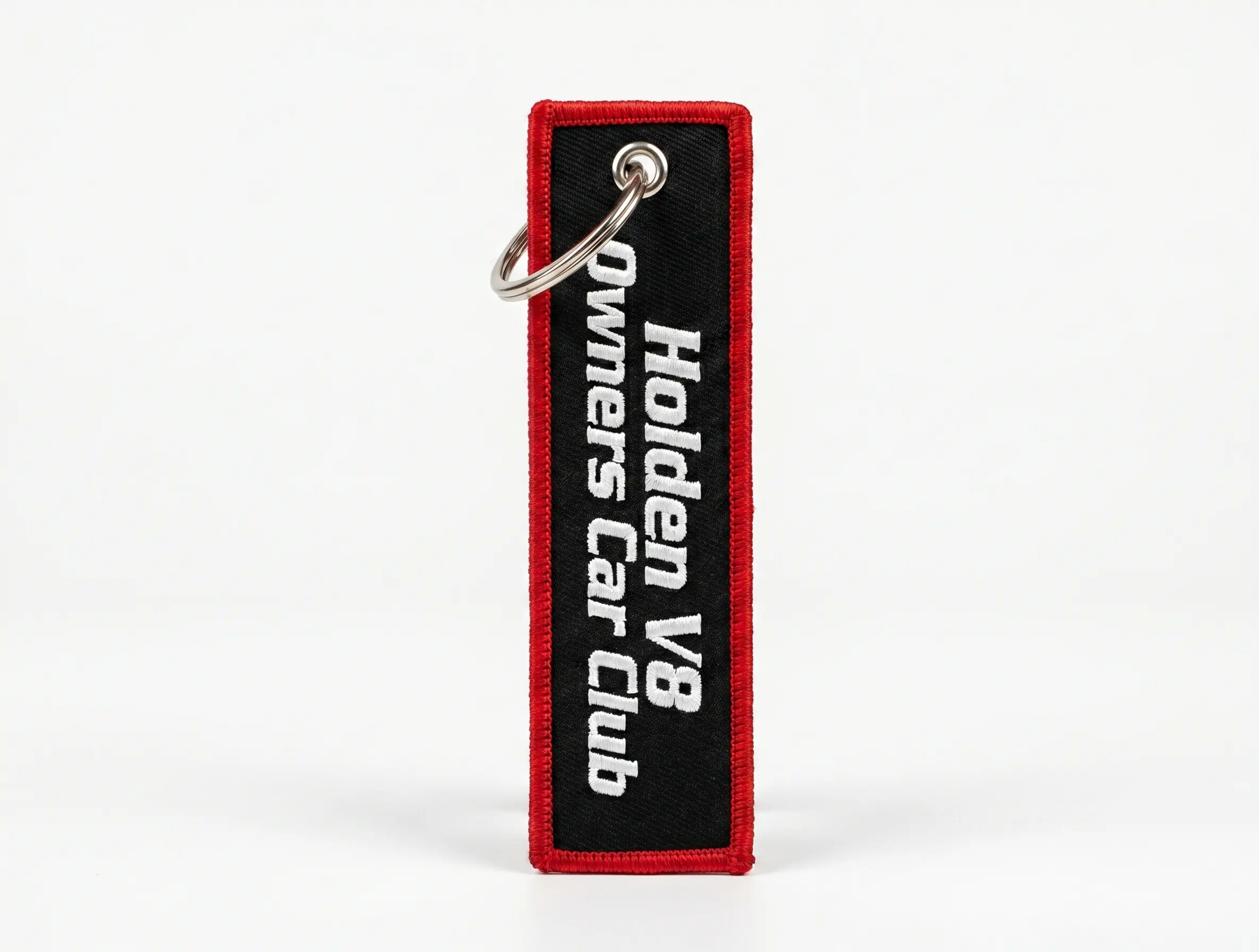 classic custom embroidered keychains custom embroidered keychains with club name
