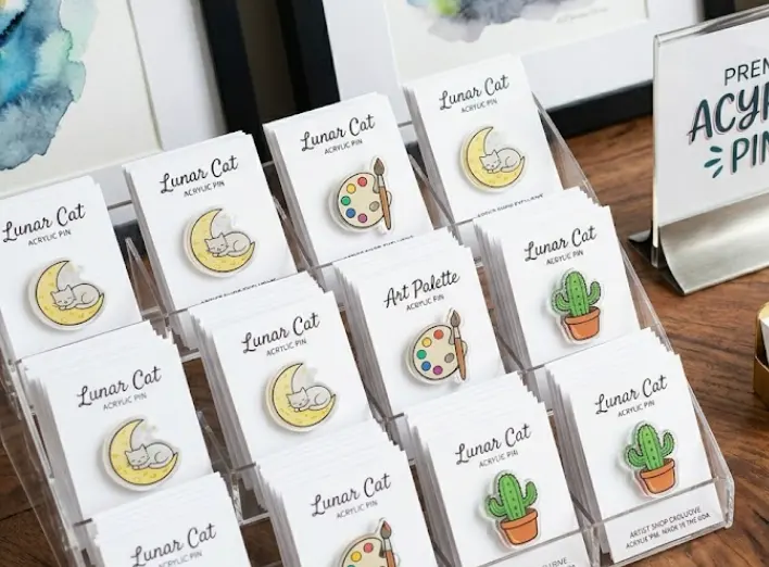 Retail Merchandise Acrylic Pins