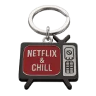 Netflix & Chill Custom Enamel Keychains Netflix & Chill Custom Enamel Keychains