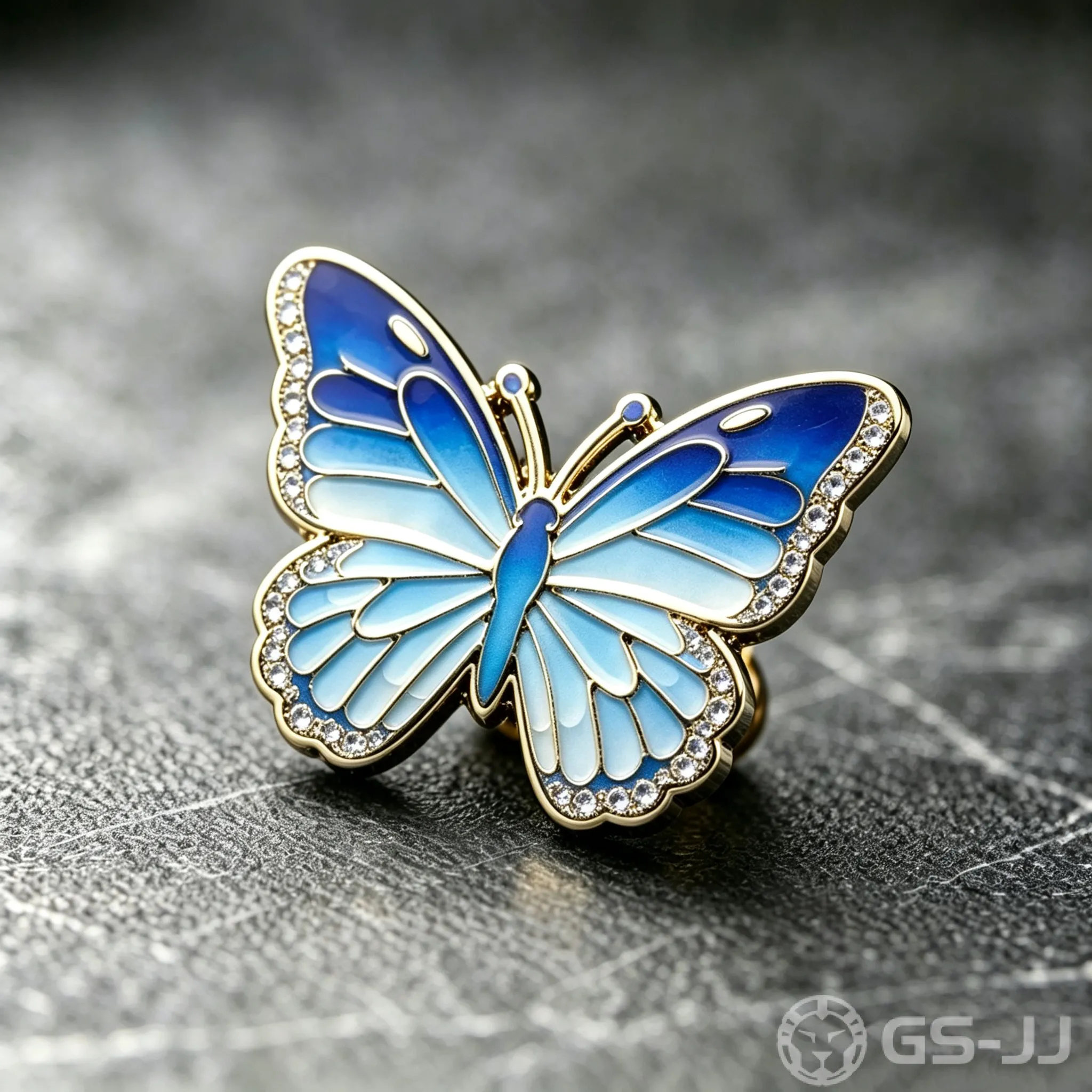 Butterfly rhinestone lapel pins Butterfly rhinestone lapel pins