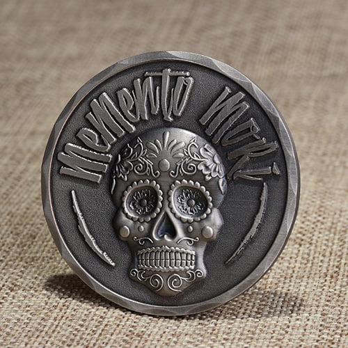 Memento Mori Custom Engraved Silver Coins