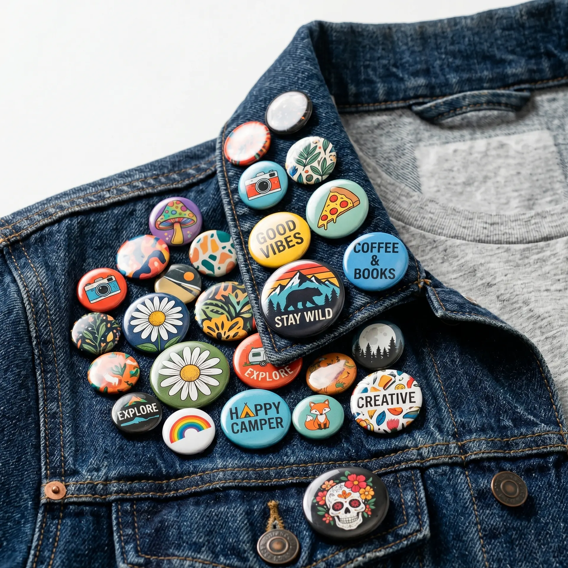 Button Pins for Clothes