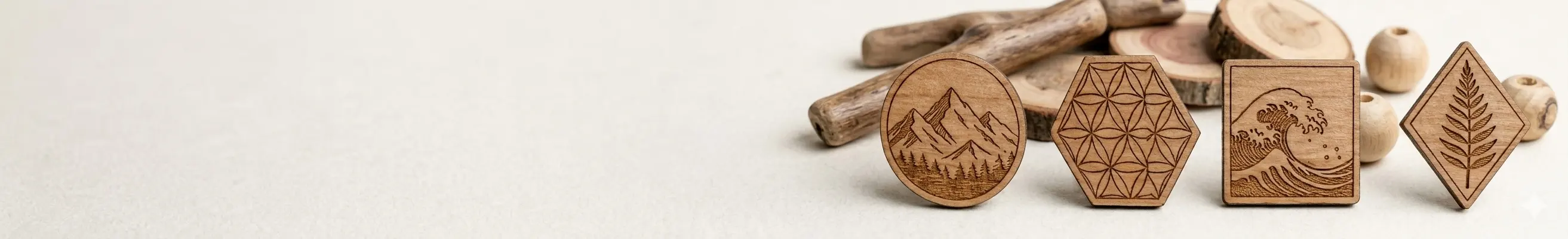 Custom Wood Pins