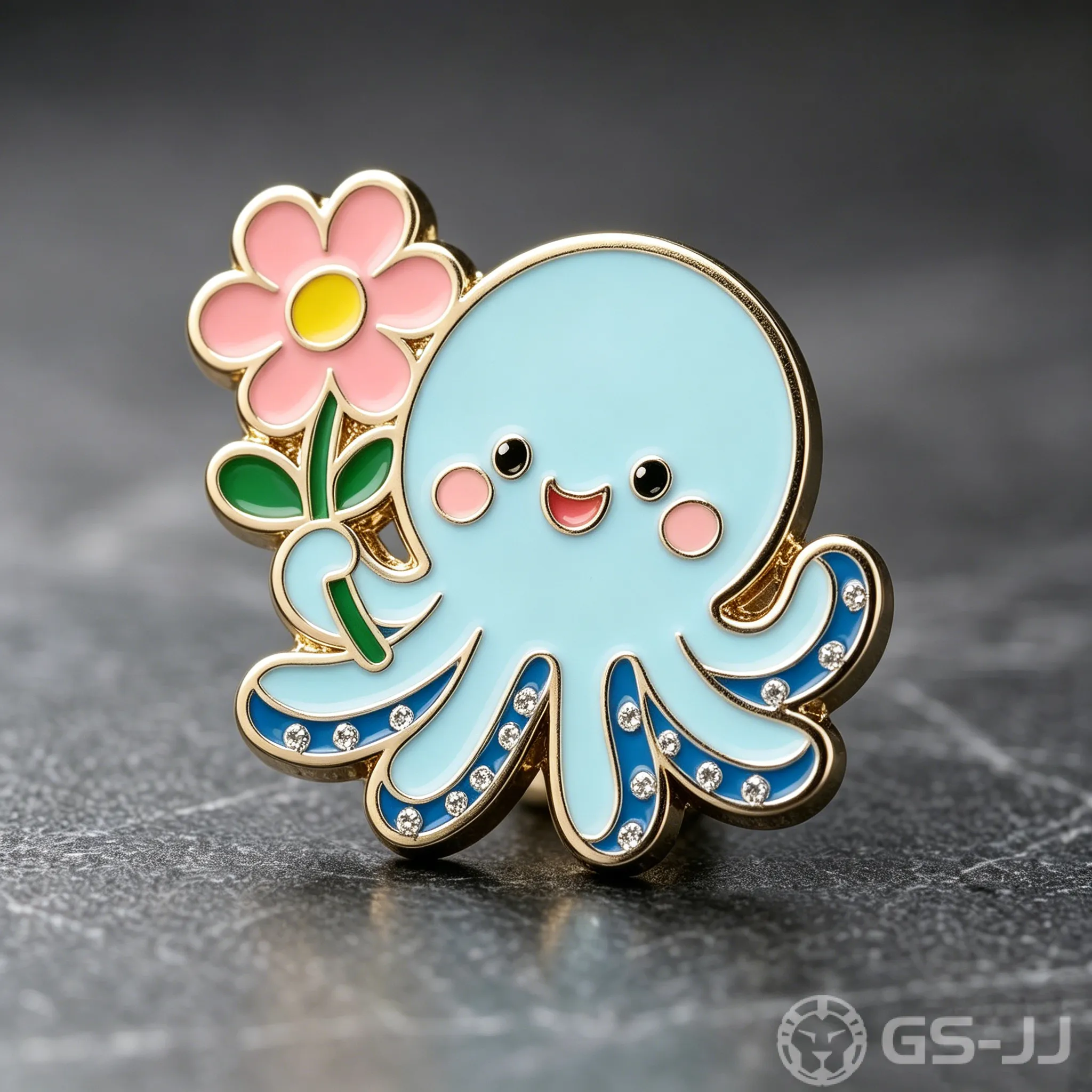 Octopus rhinestone pins Octopus rhinestone pins