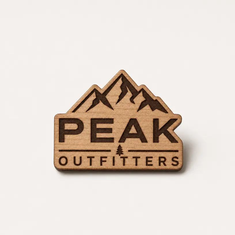 Custom Wood Pins WILD NORTH