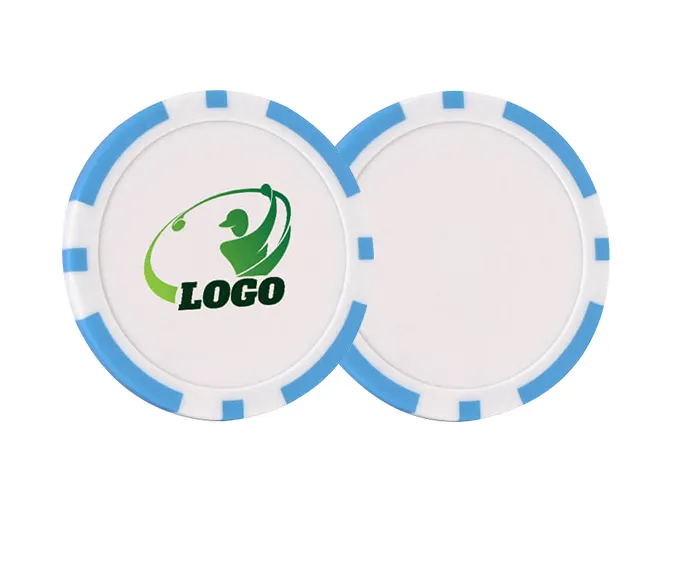 Epoxy Plastic Custom Poker Chip Golf Ball Markers Epoxy Plastic Custom Poker Chip Golf Ball Markers