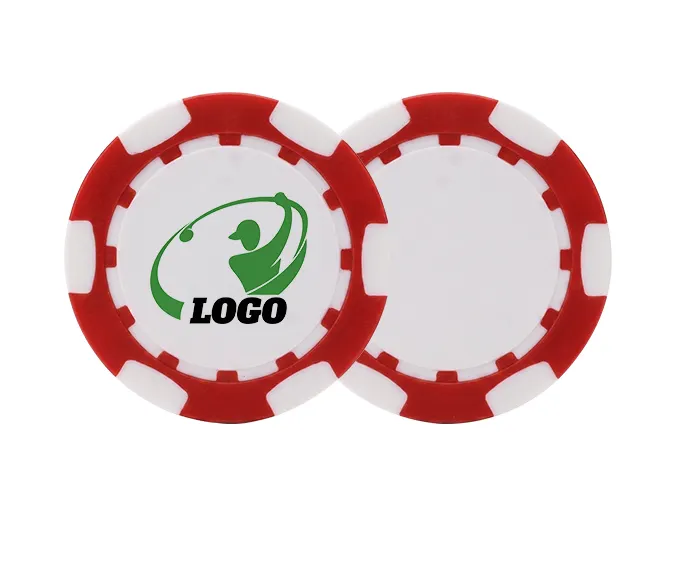 UV Printed Plastics Poker Chips Golf Ball Markers UV Printed Plastics Poker Chips Golf Ball Markers