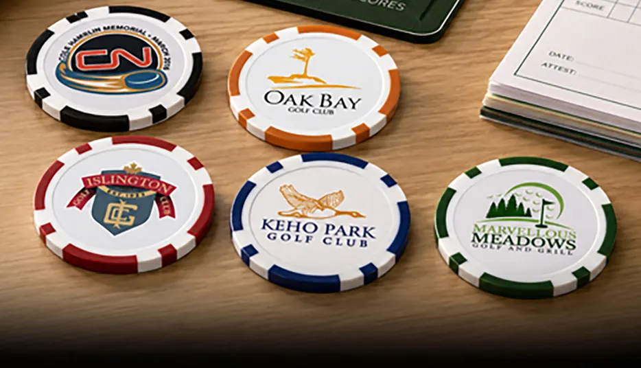 Logo Poker Chips Golf Logo Poker Chips Golf