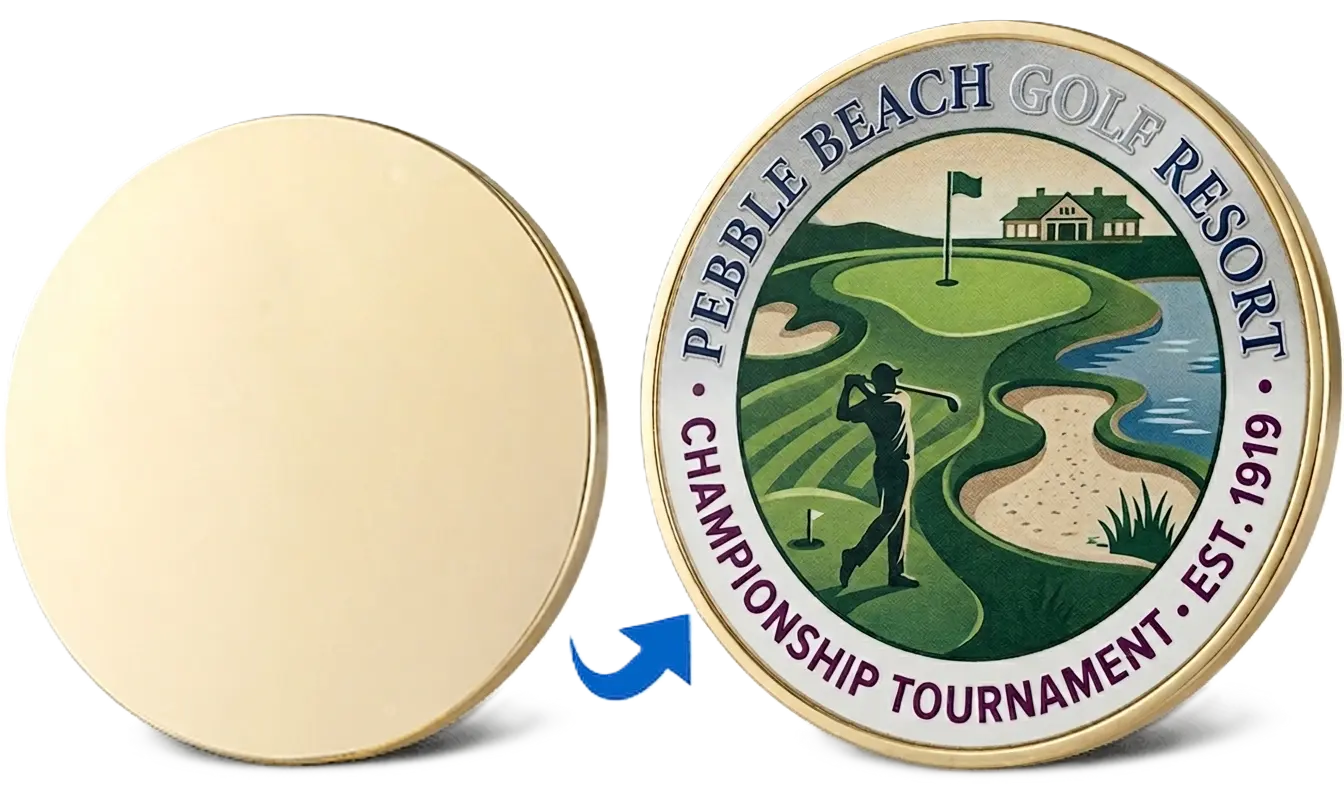 Standard Edge Golf Coin Markers Standard Edge Golf Coin Markers