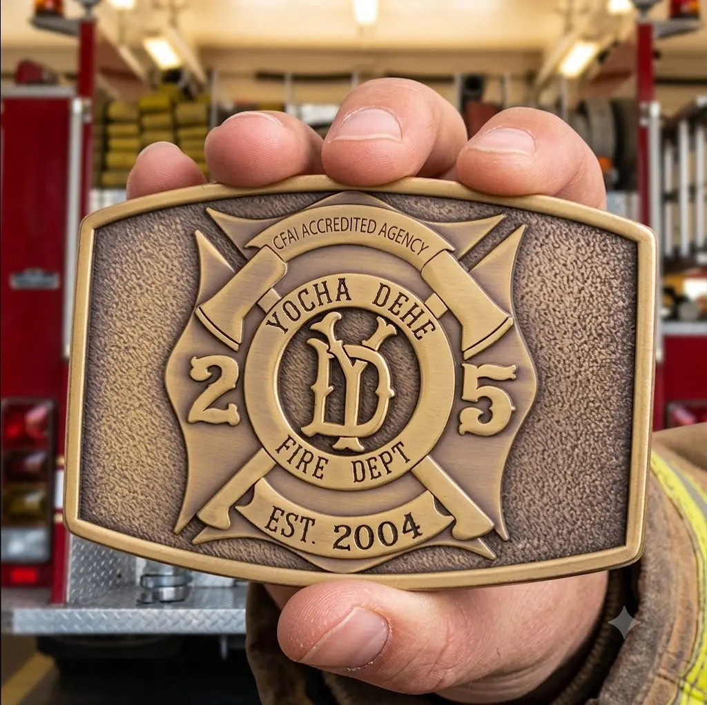 Custom Firefighter Belt Buckles