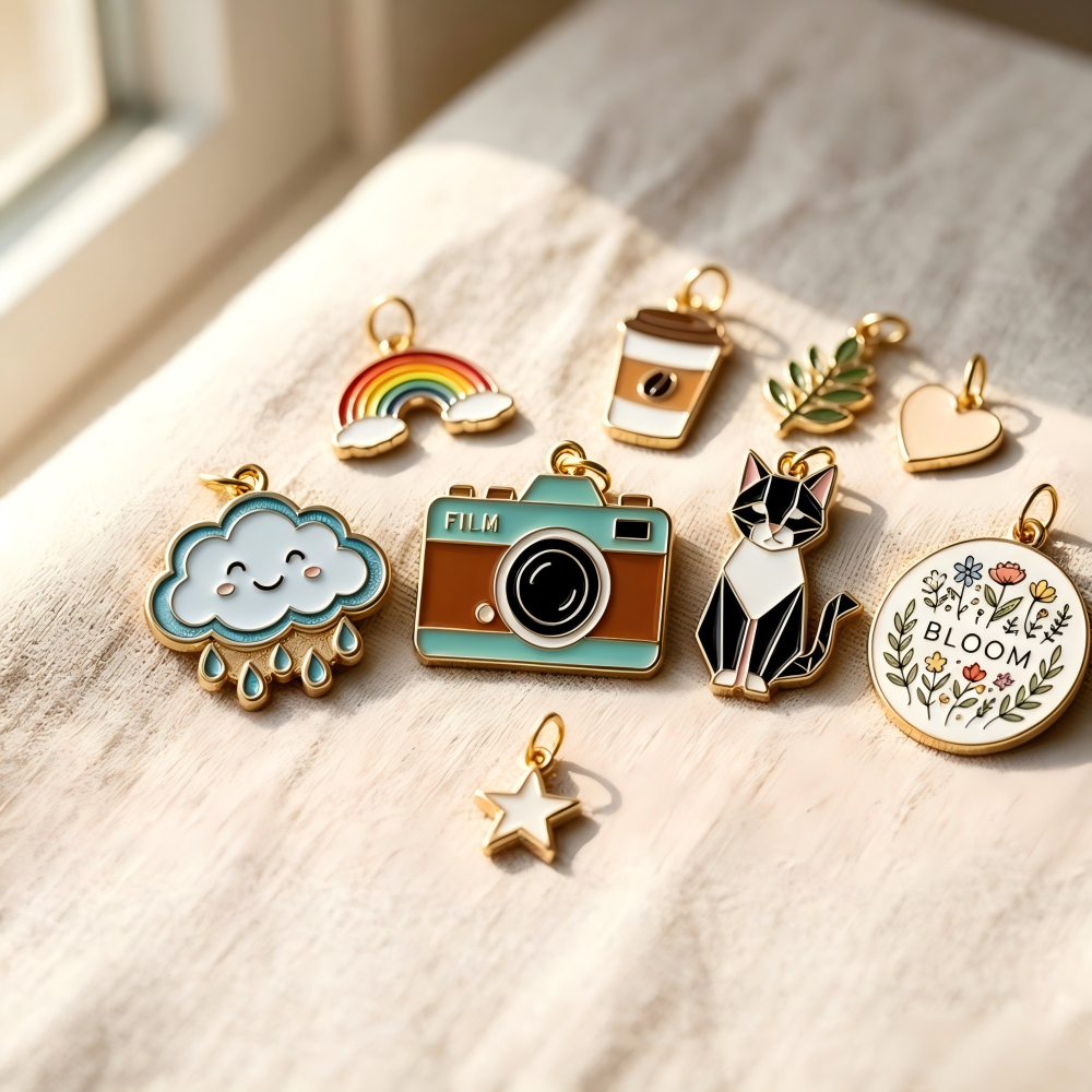 Custom enamel charms wholesale collection