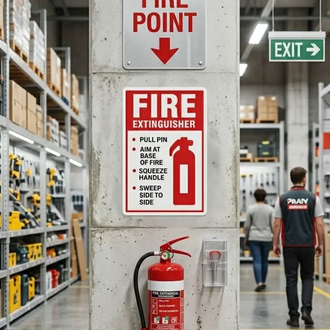 Fire Extinguisher Sticker / Decal
