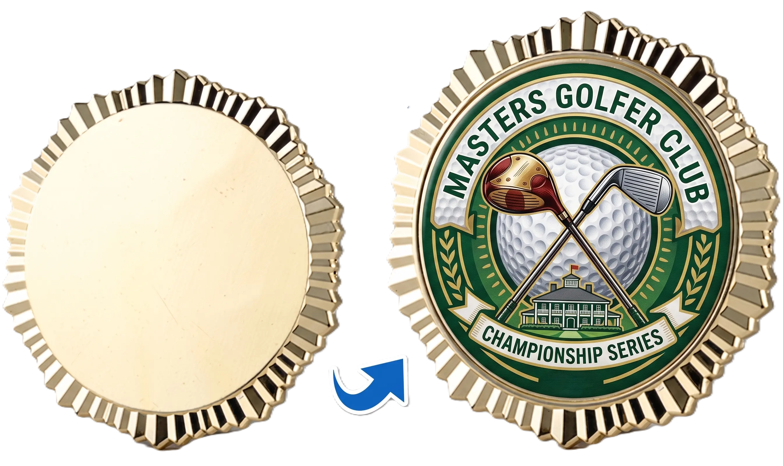Sunburst Edge Golf Coin Markers Sunburst Edge Golf Coin Markers