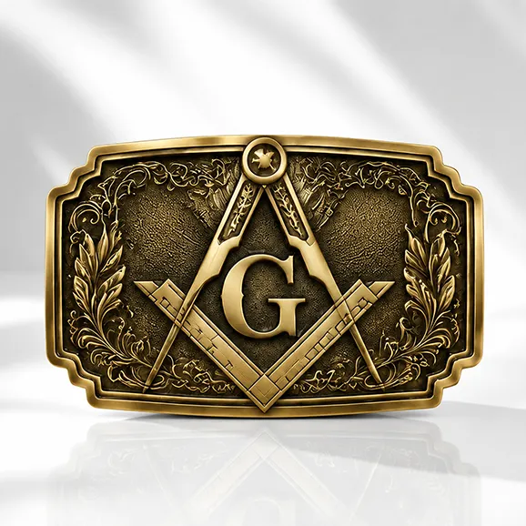 Custom Masonic Belt Buckles