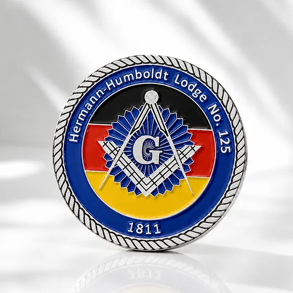 Custom Masonic Challenge Coins