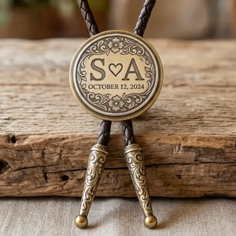 Custom Wedding Bolo Ties