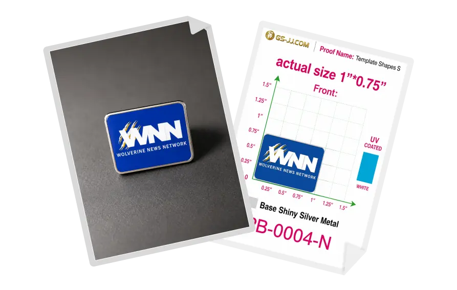 Custom Pins for Wolverine News Network