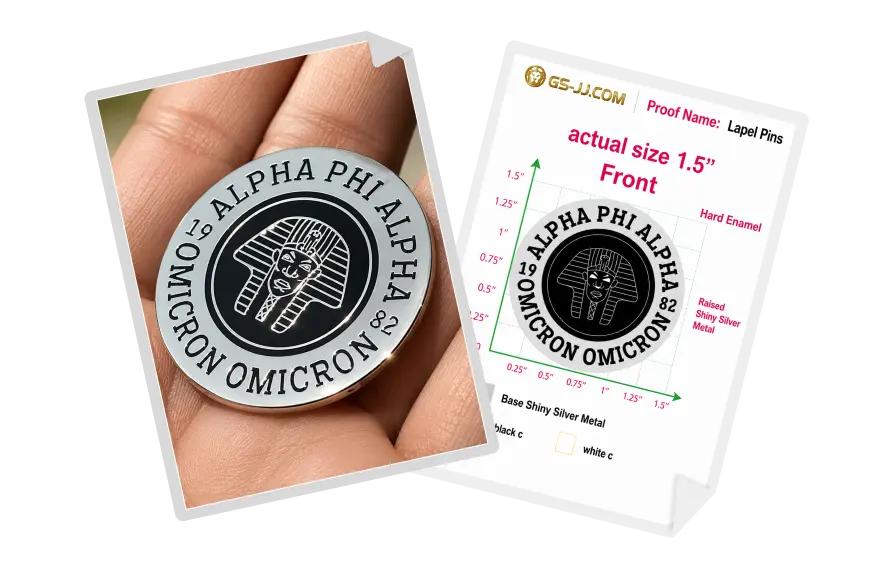 Custom Pins for Alpha Phi Alpha Fraternity Merchandise