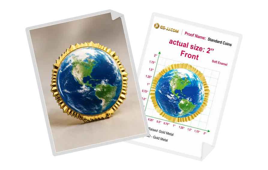 Custom Challenge Coins for Bloomberg Philanthropies