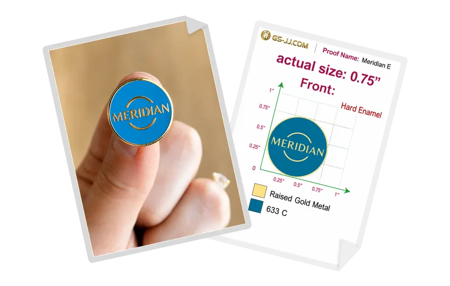 Custom Pins for Meridian International Center