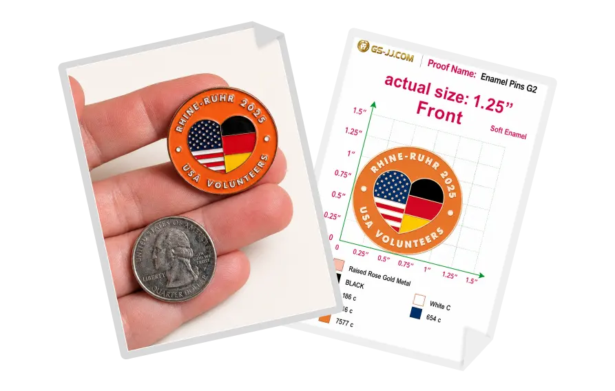 Custom Pins for FISU World University Games held in the Rhine-Ruhr region of Germany